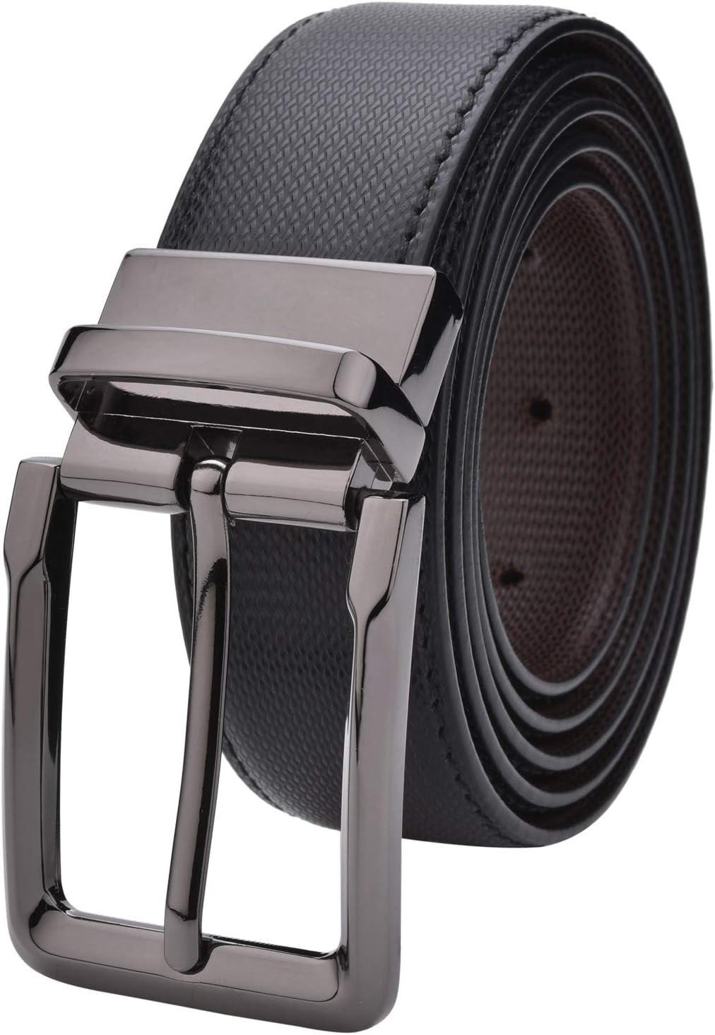 Men's Reversible PU Leather Belt