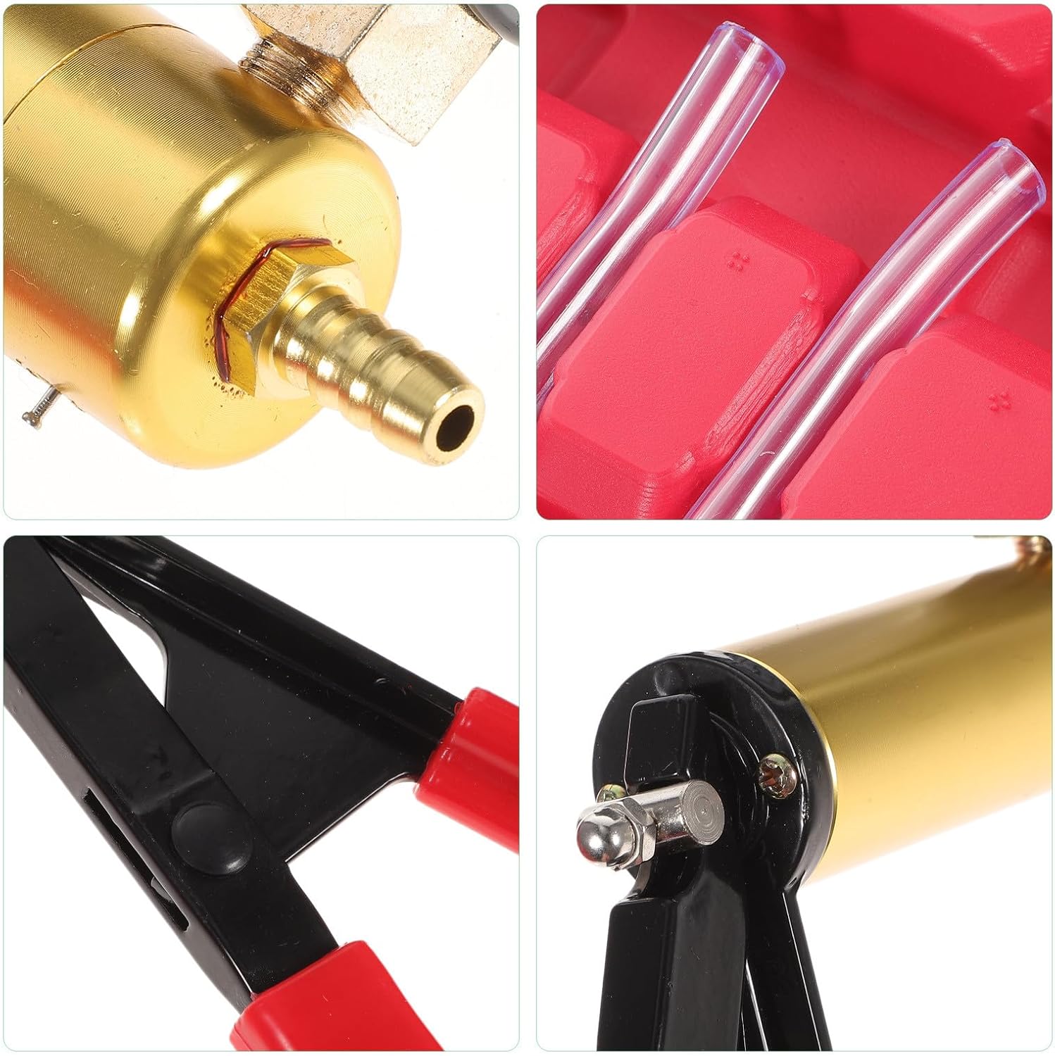 UPKOCH Manual Brake Bleeder Kit with Vacuum Pump Car Brake Bleeding Set for Automotive Fluid Extraction Handheld Vacuum Pump Tool