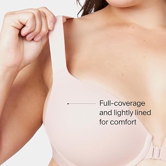 SPANXsmooth Bra-Llelujah Lightly Lined Full Coverage - T-Shirt Bra - Front Closure - Smart Stretch Straps