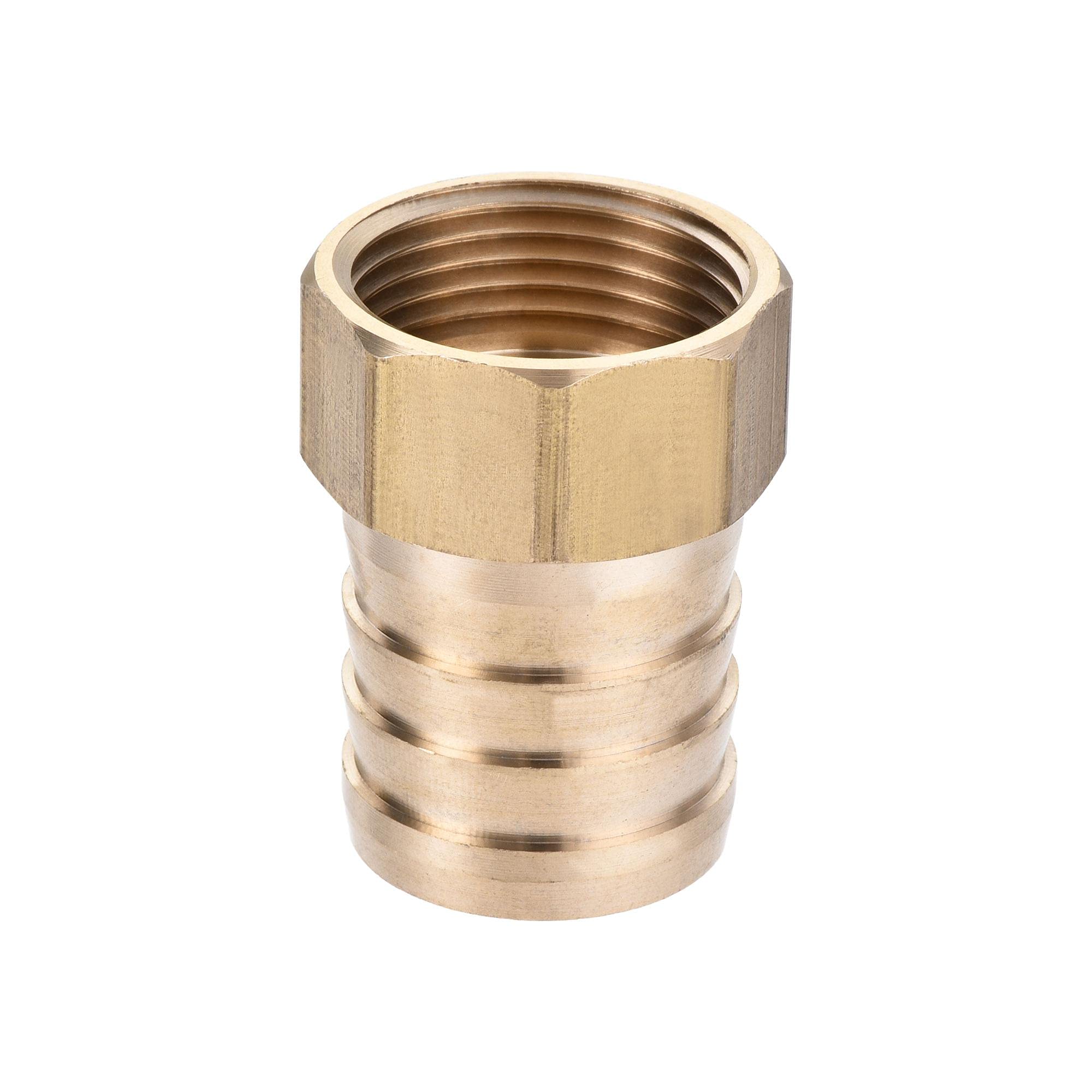 Raccord cannelé laiton 1 diamètre intérieur 32mm pour tuyau souple