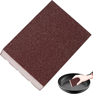 Carborundum Sponge,Multi-functional Pot Scrubber Powerful Eraser - Heavy Duty Nano Emery Cleaning Sponge,for Household Kitchen Bathroom Pans Sink BBQ Grill Countertop