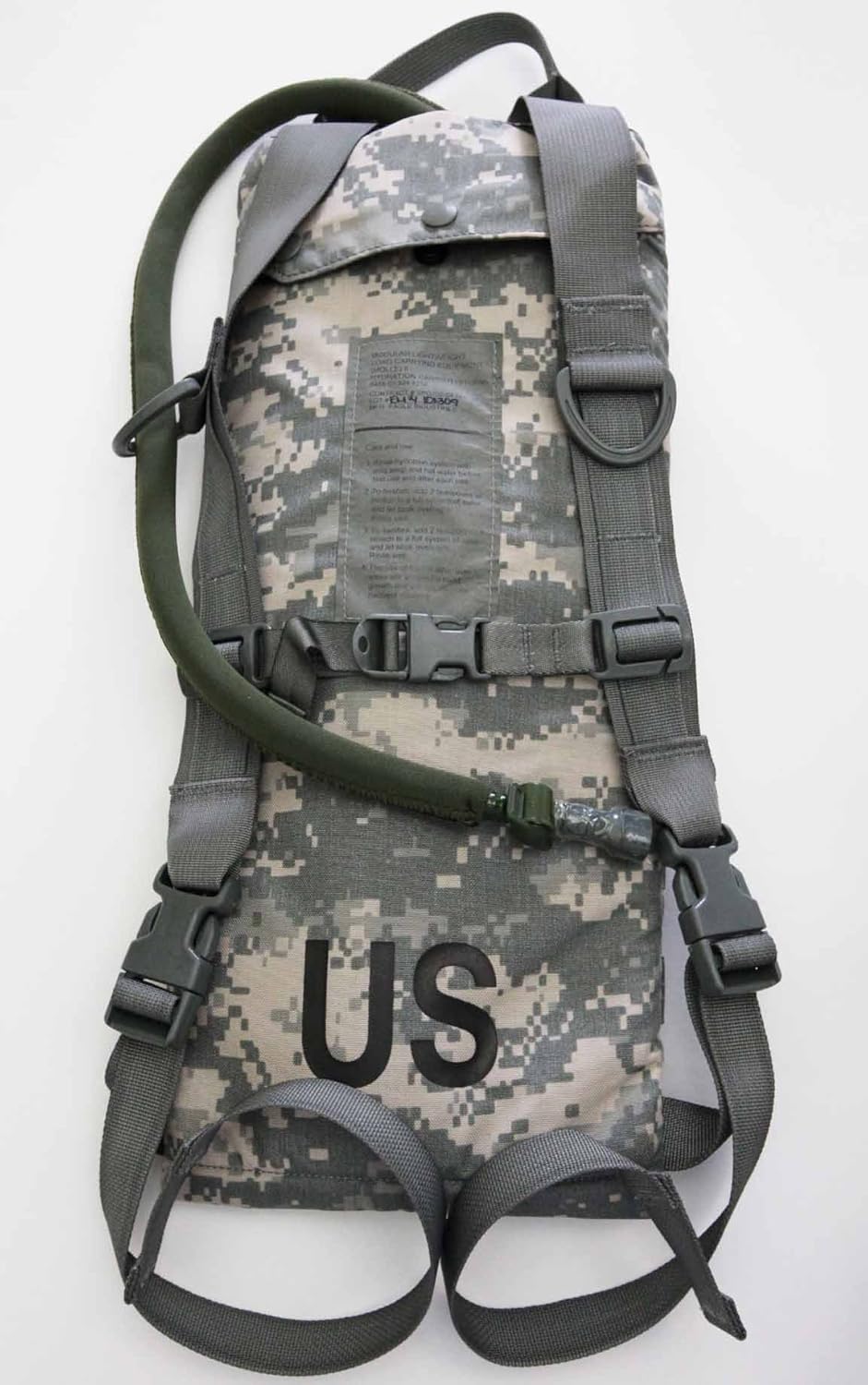 Military ACU Camo Hiking Cycling Hydration Carrier Backpack Pack & 3L Water Bladder