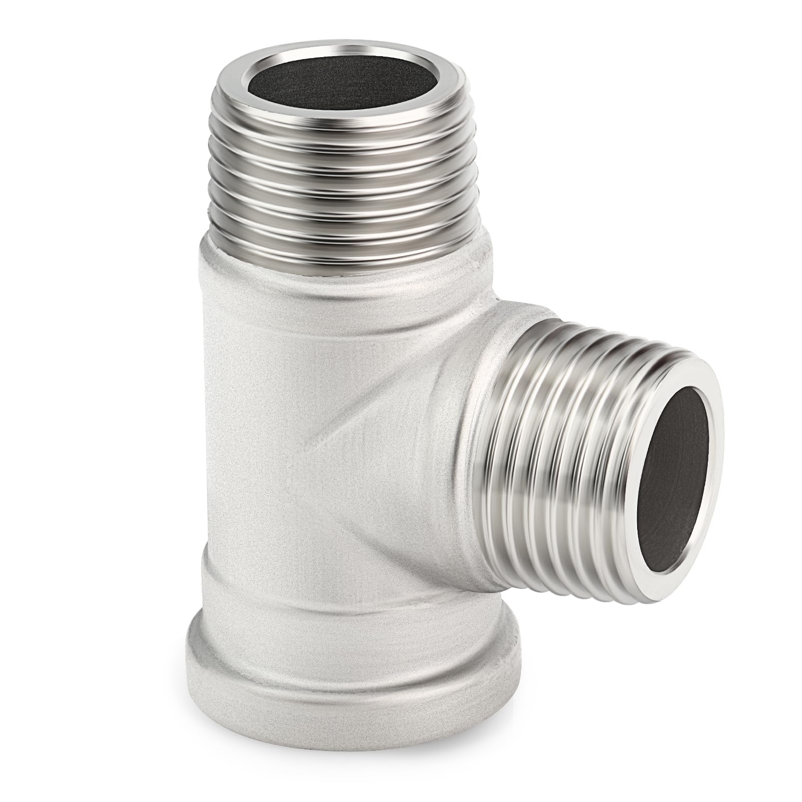 TAISHER 2 szt. 304 trójniki ze stali nierdzewnej, 3/8 "BSP męski x żeński, trójnik męski