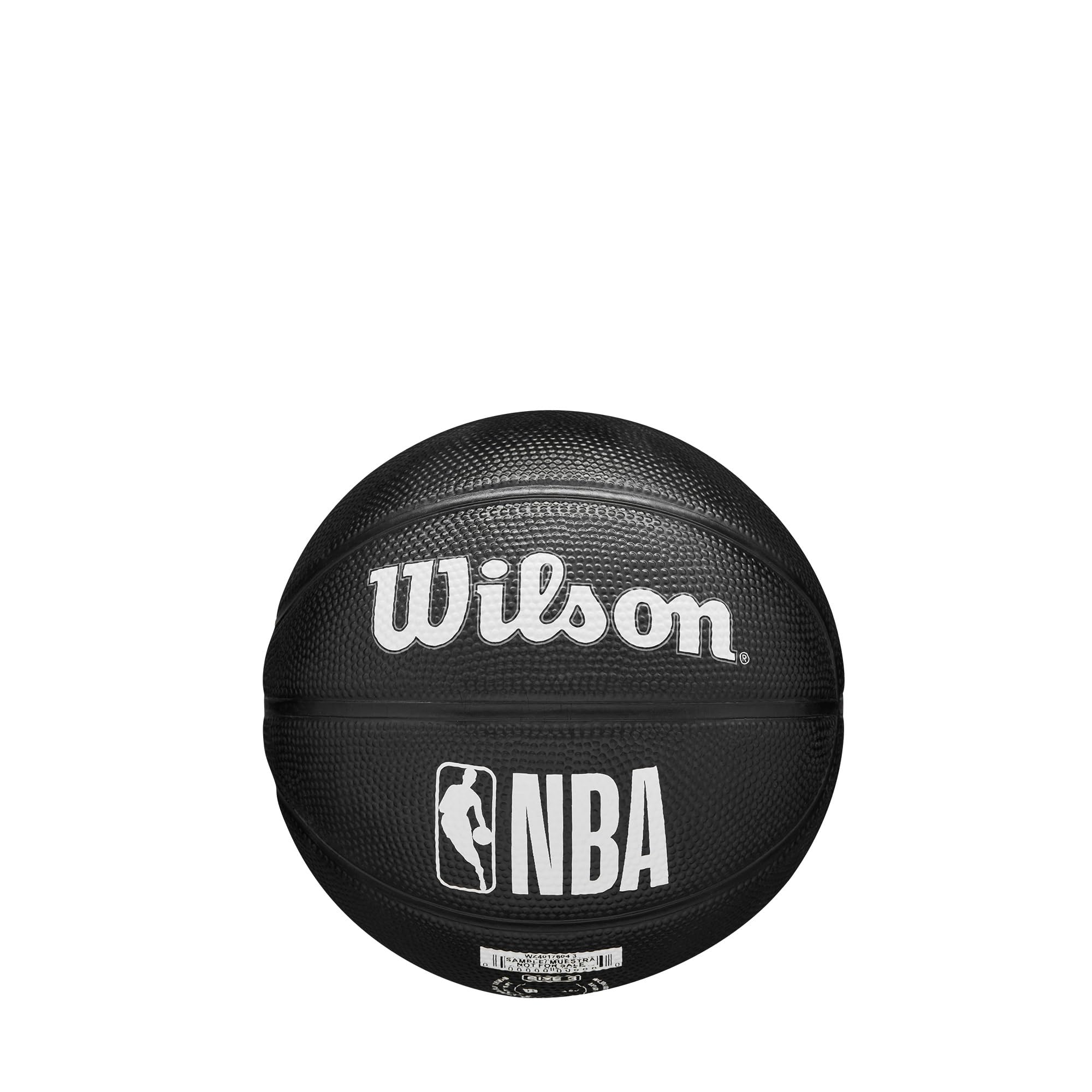 WILSON NBA Team Tribute Mini Ballon de Basket Taille 3 Noir Brooklyn Nets