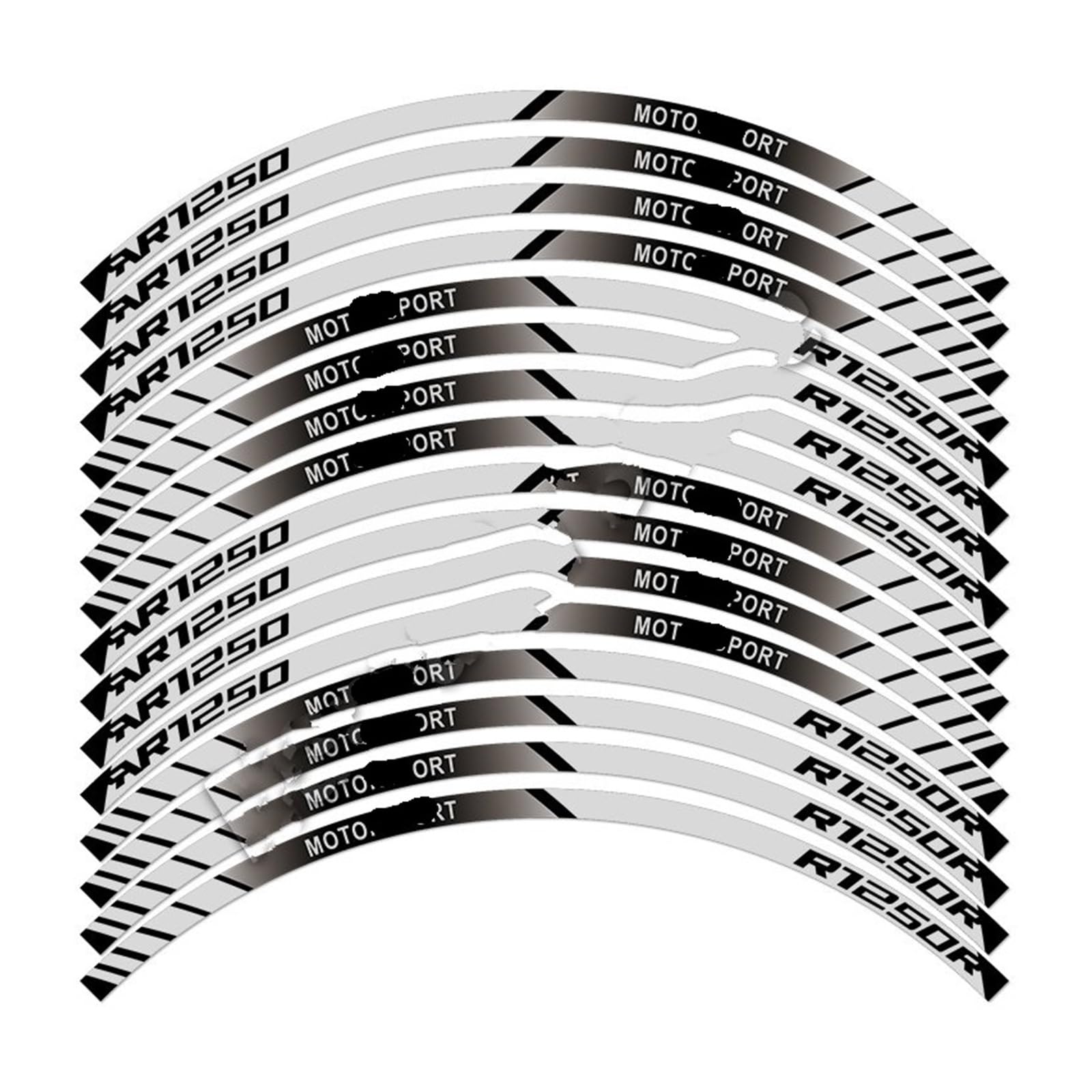 Reflective Sticker for B&MW R1250R R1250RS R1250RT Motorcycle Wheel Rim Sticker Reflective Hub Stripe Tape Accessories Waterproof Decal