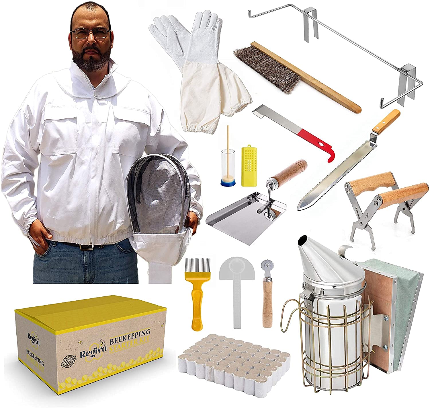 Beekeeping Tools Kit By TOPQSC