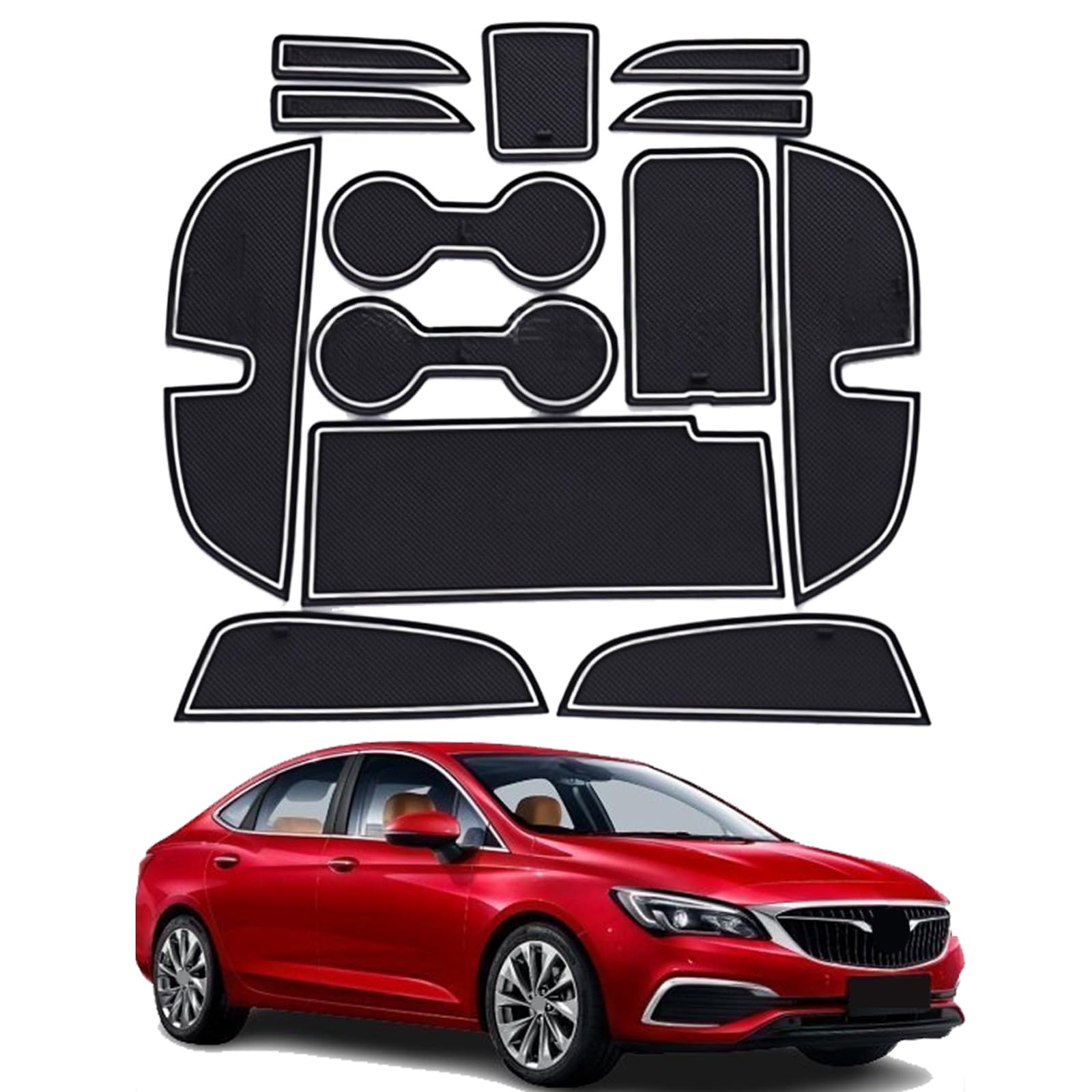 Alfombrillas para Buick Verano protegen tu consola de los viajes