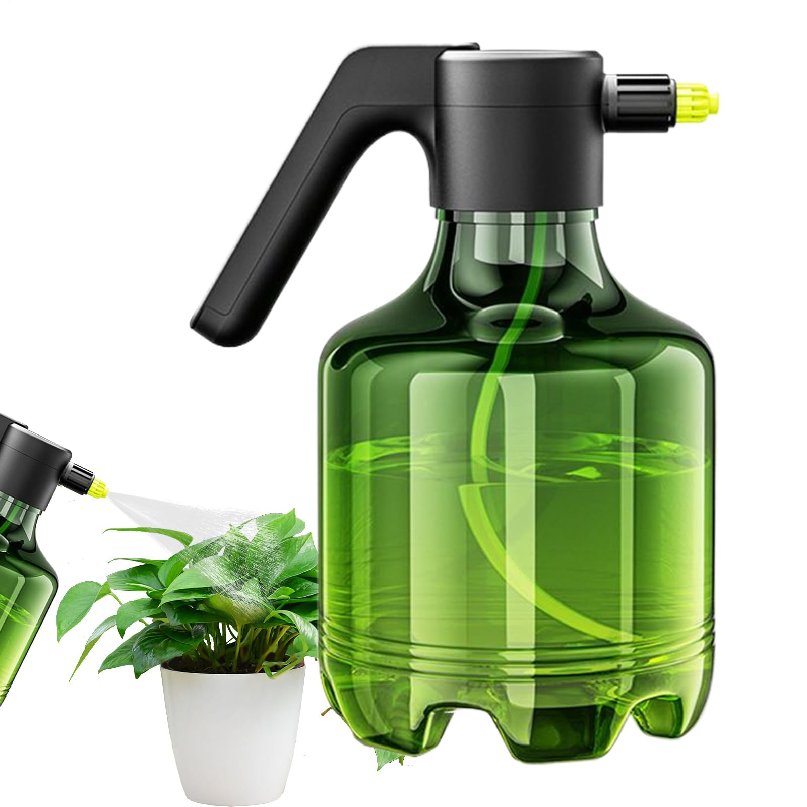 Sprayer Elettrico a Batteria - 3 Litri Irroratore Giardino Ricaricabile,Nebulizzatore Atomizzatore Regolabile 1500 mAh per Interno ed Esterno, Pulizia Piante e Verniciatura Casa