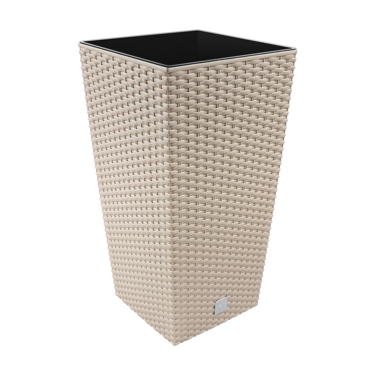 Maceta Rato de 11,4 litros con inserto 20 x 20 x 37,6 cm en color ocre oscuro — view 11