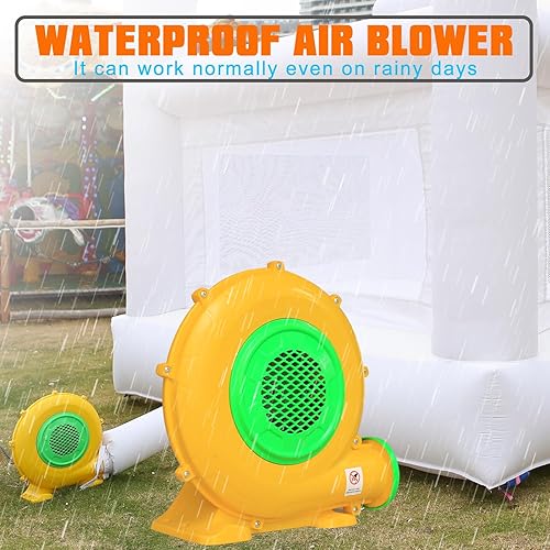 Miniatura 6 de Bounce House Blower, Pump Fan Commercial Inflatable Bouncer Blower, Air Blower for Inflatables, Perfect for Inflatable Bounce House, Waterslides