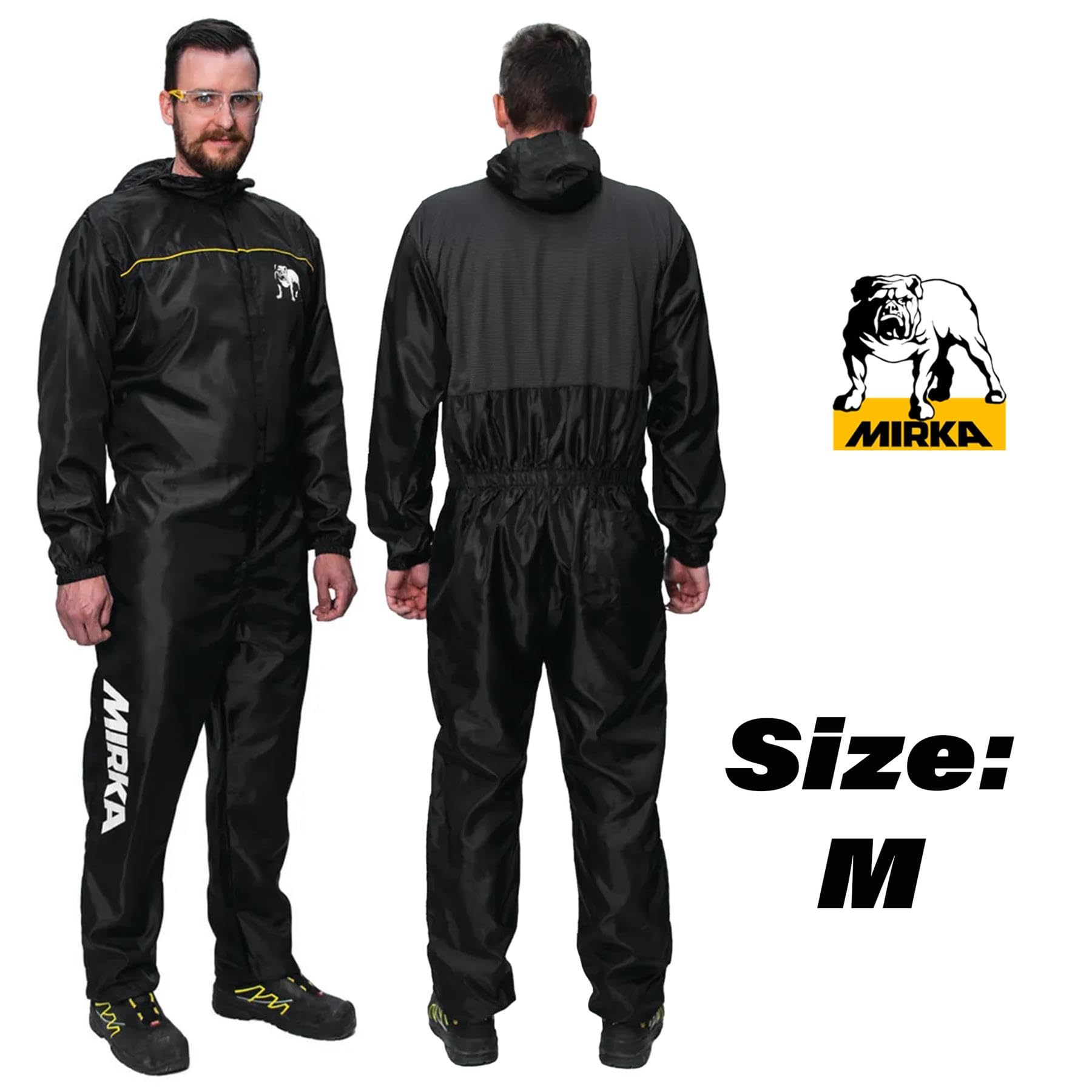 Mirka Overall Light Line, Größe Medium (M), Maler wiederverwendbare und waschbare Overalls