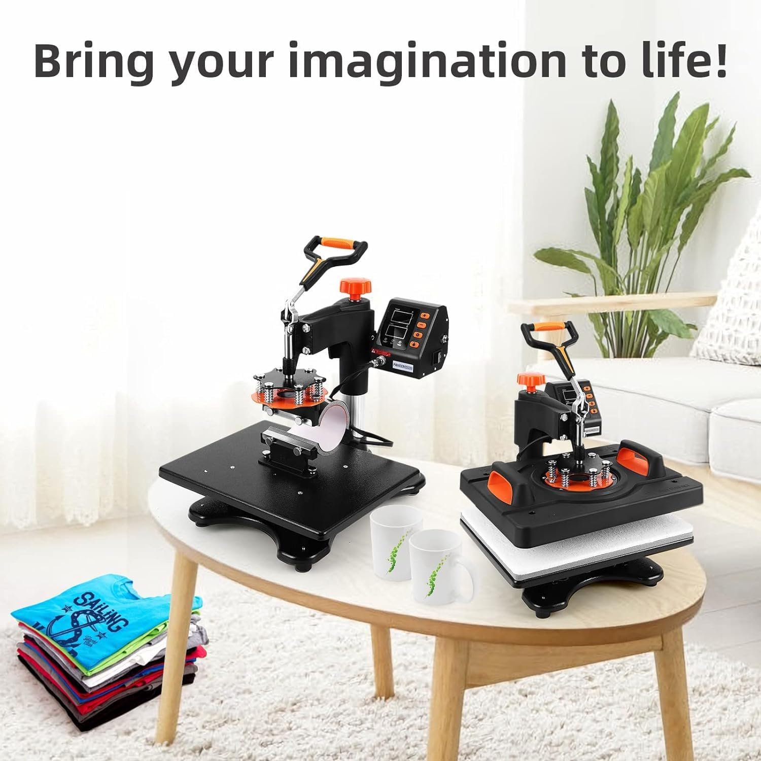 Heat Press Machine, 11 in 1 Professional Sublimation Machine 12" X 15", 360° Swing Away Shirt Printing Heat Transfer Machine Digital Industrial-Quality Shirt Pressing Machine for Tshirt,Hat,Mug,Plate