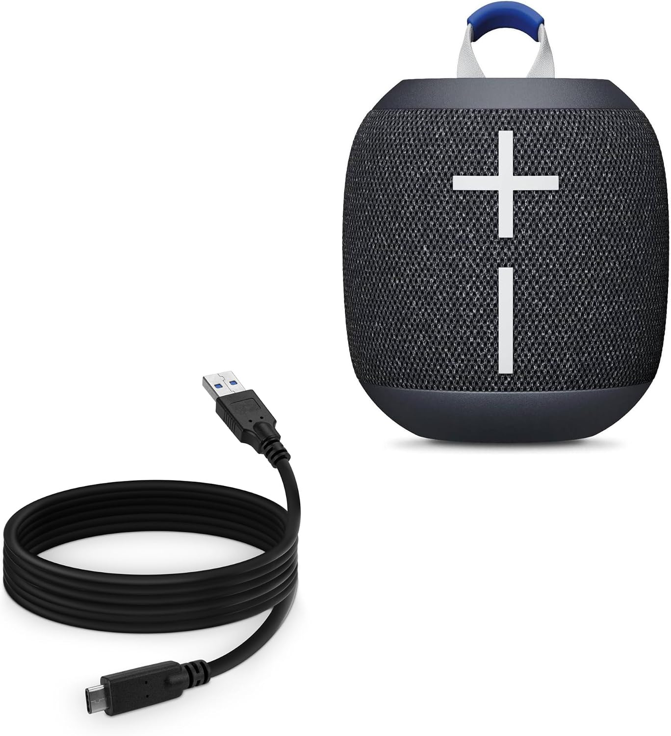 BoxWave Cable Compatible with Ultimate Ears Wonderboom 4 - DirectSync - USB 3.0 A to USB 3.1 Type C, USB C Charge and Sync Cable - 6ft - Black