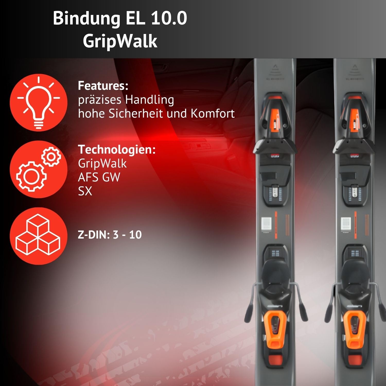 Elan Element 78 SX Early Rise Rocker Skis alpins de carving avec fixation EL10.0 GW Z3-10 Allround Carver Convient pour les conducteurs avancés et bons