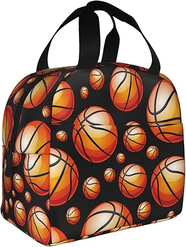 Miniatura 10 de VOOHDDY Bolsa de almuerzo con aislamiento de dibujos animados para hombres y mujeres, reutilizable, impermeable, portátil, hielera, térmica, para