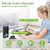 2 Pack Intercoms Wireless System for Home, Full Duplex Room to Room Communication Wireless Intercom for House, Garden, Garage, Upstairs, Business, Offices, 8 Volume Levels 4 Ringtones 1000 Feet Range