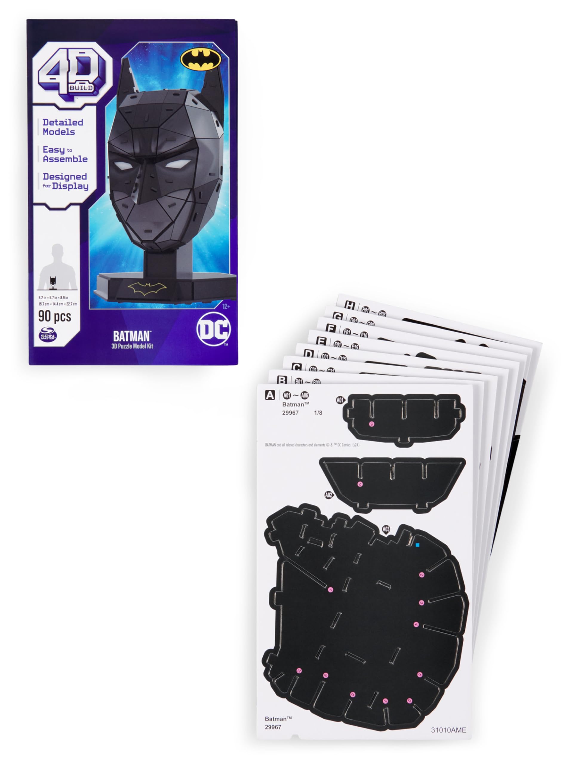 DC Comics - Batman En Zijn Batmobile Puzzel 500 Stk 61x46 Cm - Met 3D Lenticulair Effect DC Comics - Batman En Zijn Batmobile Puzzel 500 Stk 61x46 Cm - Met 3D Lenticulair Effect