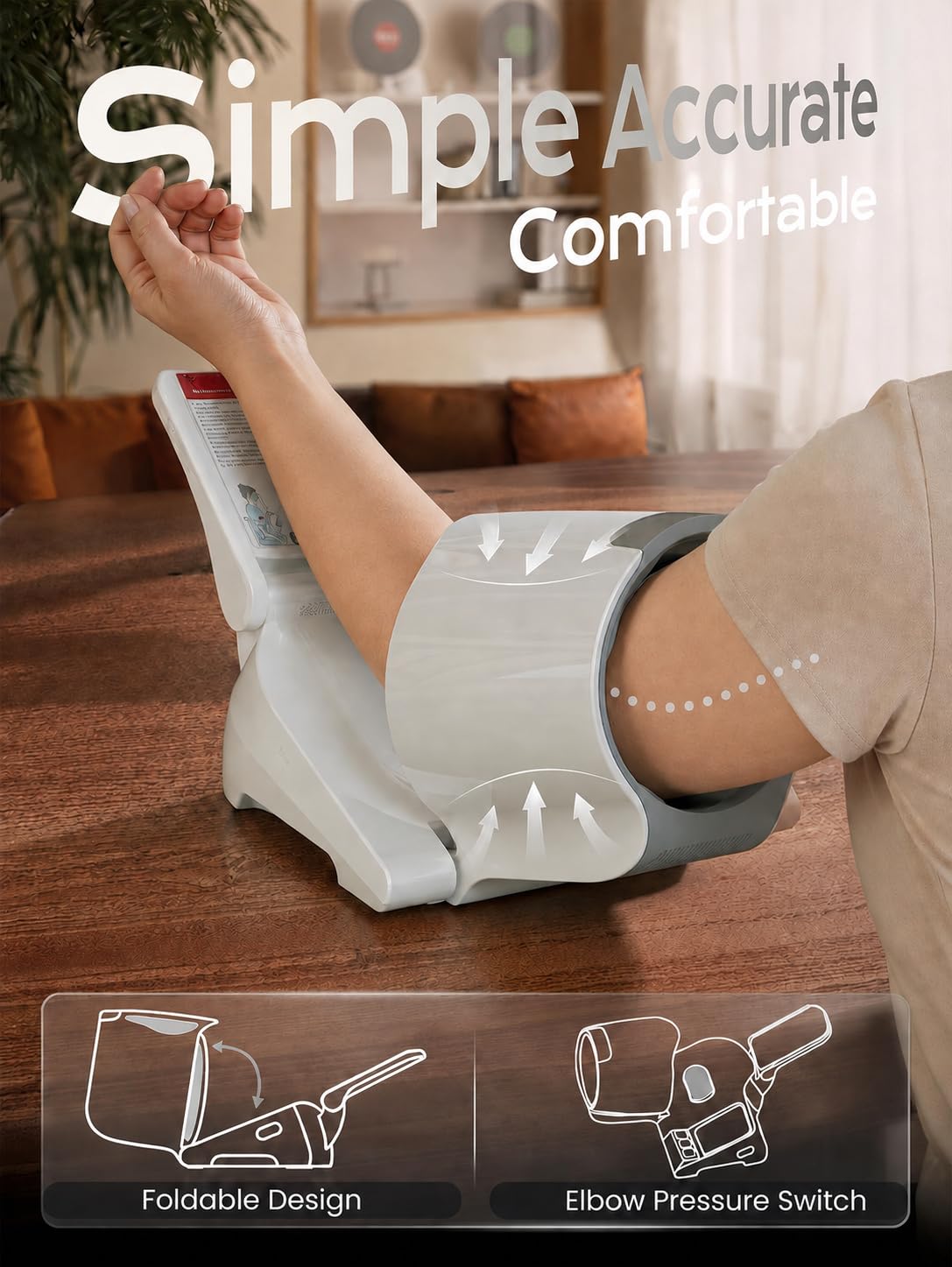 CAVN Blood Pressure Monitor - Easy One-Touch -3 CAVN Blood Pressure Monitor - Easy One-Touch -3