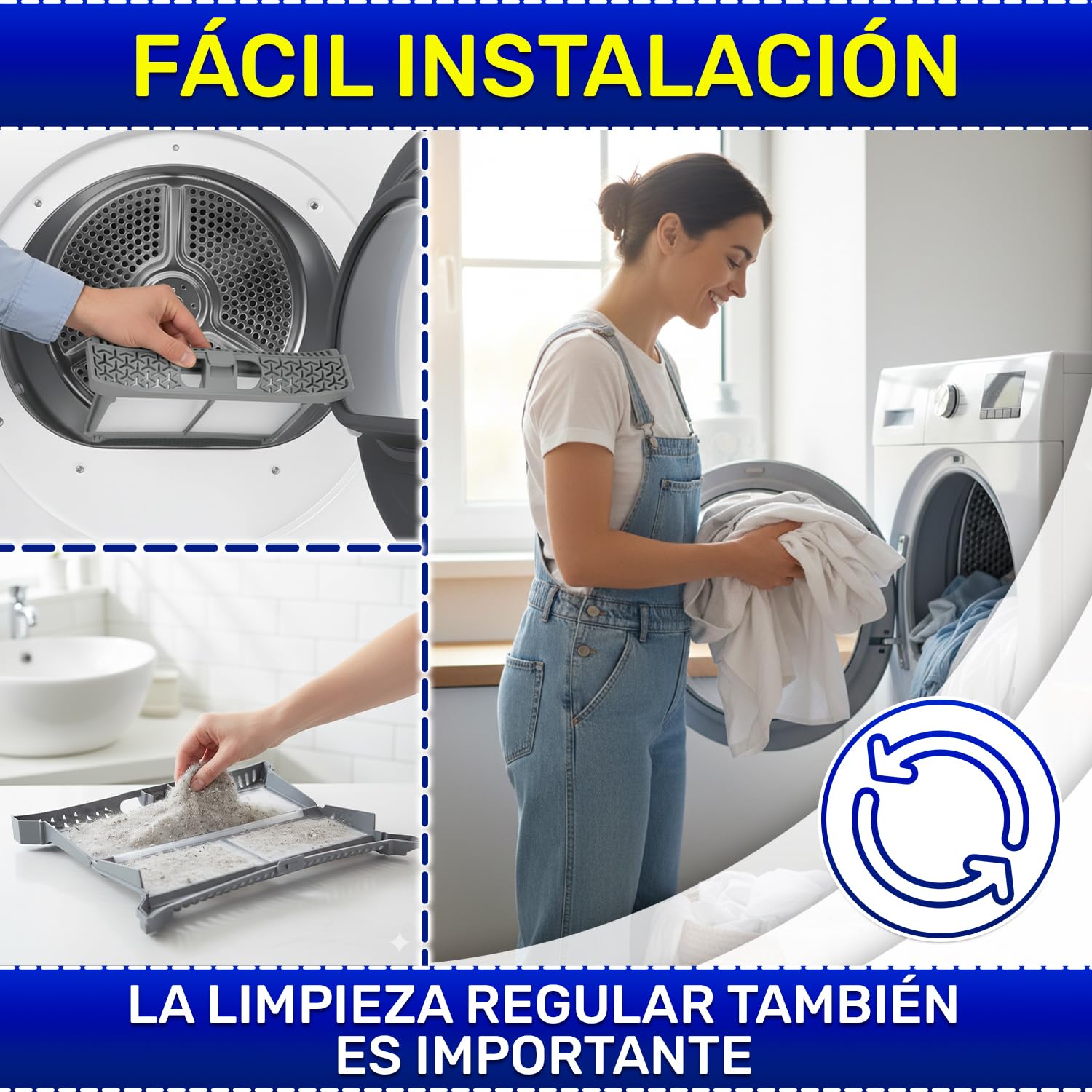 Filtro de Pelusas Secadora de Ropa DC61-03902A DC61-03634A para Samsung | Garantía de 10 Años - MONTERAL