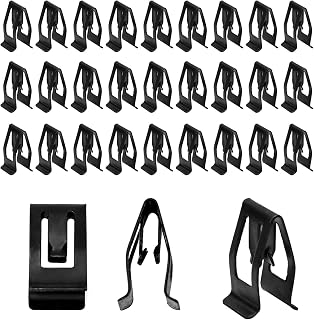 30 Pcs Steel Retainer Clips, Universal Automotive Car Front Console Dash Dashboard Trim Replacement for 2000-2008 Buick Excelle, Chevrolet, Cruze, Sail, Black