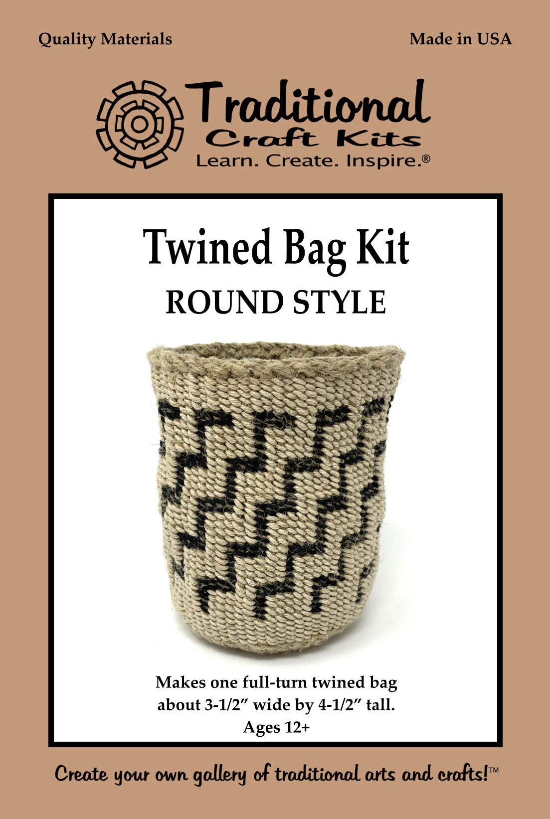 Traditional Craft KitsTwined Bag Kit - Round Style