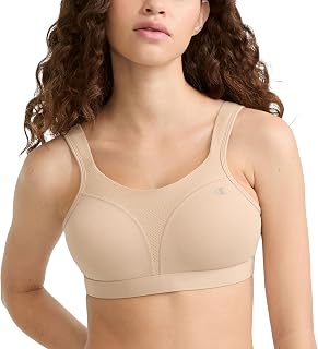 Champion Women's Sports Bra, High-Impact, Maximum Support, Breathable, Moisture-Wicking Fabric