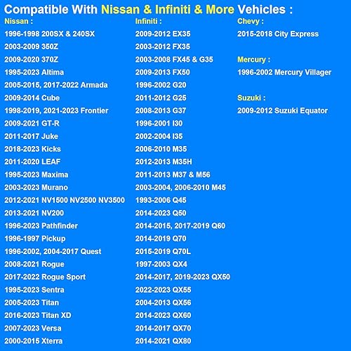 Miniatura 7 de Sensor de temperatura del refrigerante, sensor de temperatura ECT reemplazo 158-0606, 1580606 Compatible con Nissan Infiniti - Altima Frontier Leaf