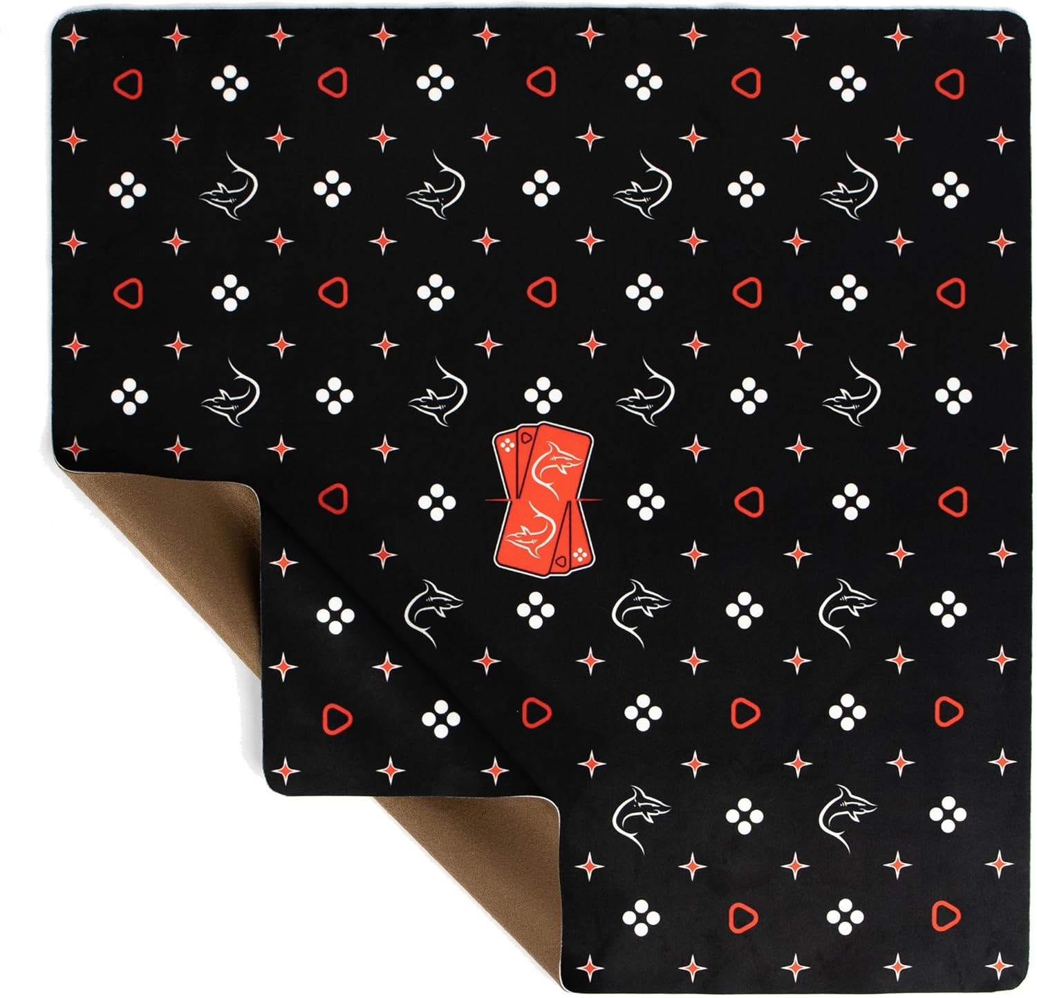 Card Shark TGA 2 Player Cloth Mat (Black)