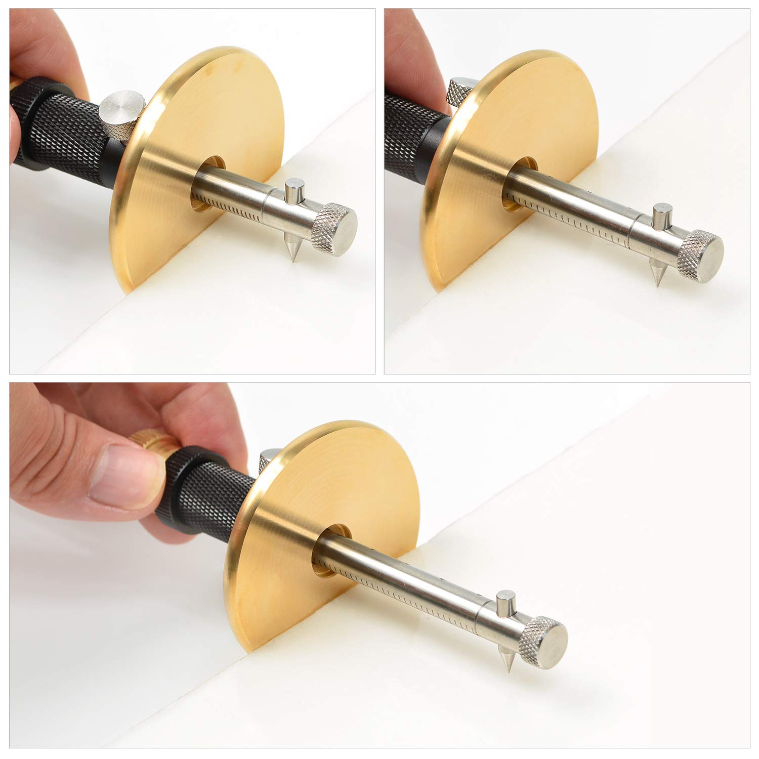 Roue Trusquin Plus avec fonction micro réglage (Noir)