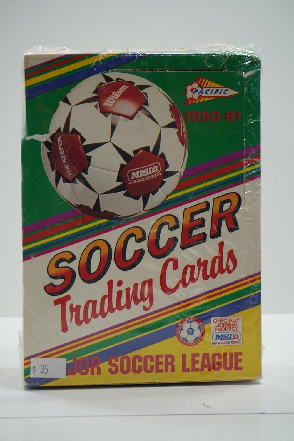 1990-91 Pacific Soccer Trading Cards Sealed Box - Sports Memorabilia