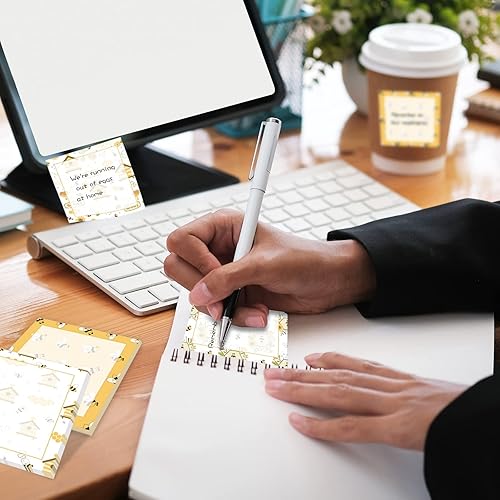 Miniatura 5 de 18 notas adhesivas de abeja, notas adhesivas de abeja, blocs de notas autoadhesivas para escuela, oficina, hogar, suministros para estudiantes,