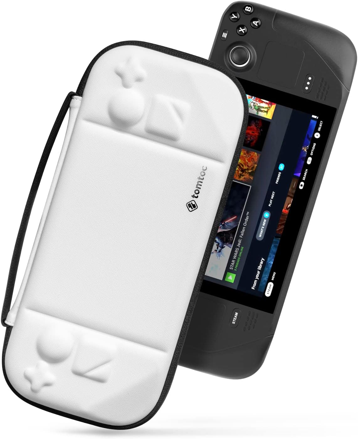 tomtoc Protective Case for New Steam Deck OLED and Steam Deck, Hard