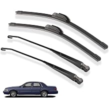 Front Wiper Arm And Blade Set Compatible with 1991-1996 Ford F150