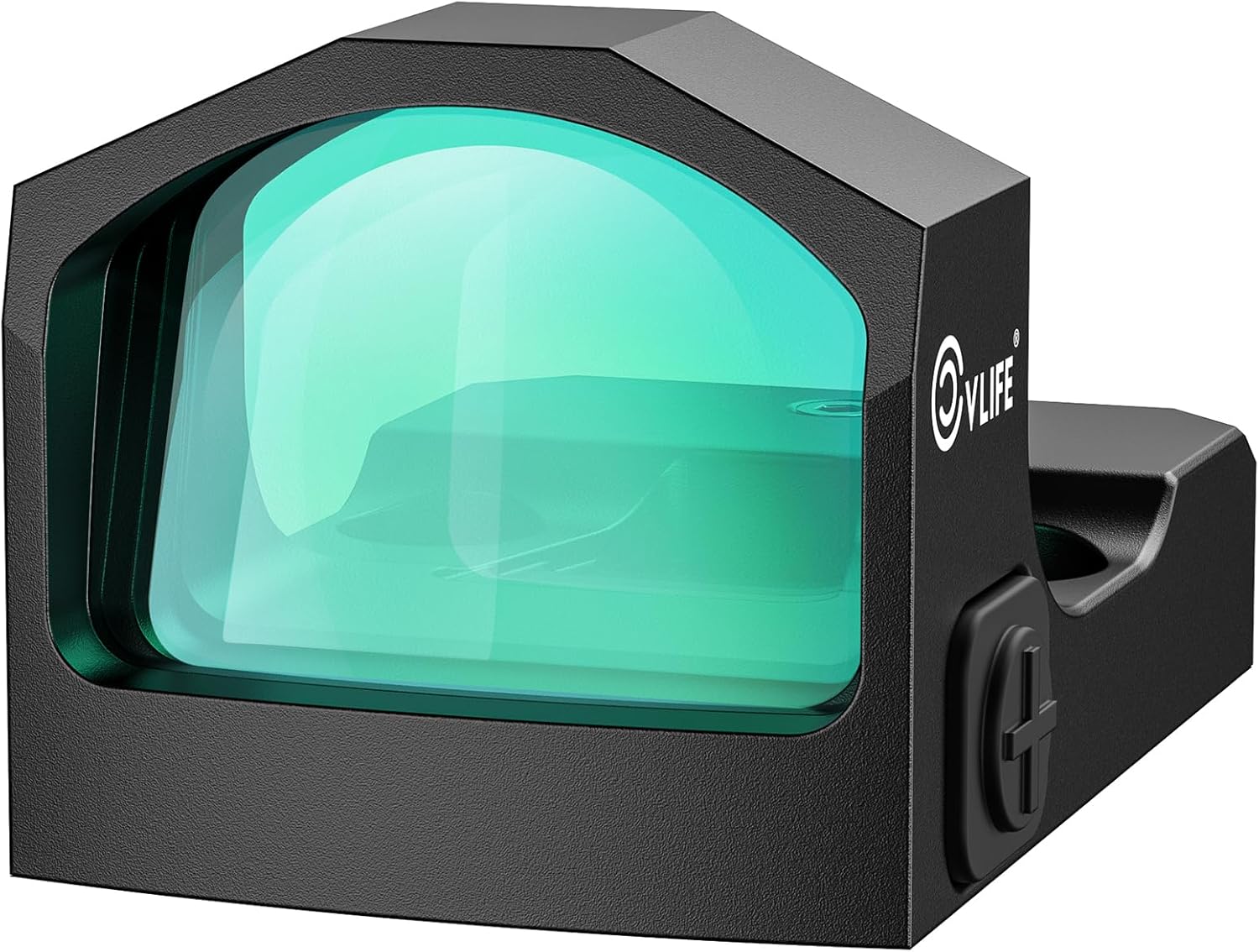 CVLIFE WolfCloak X04 Motion Awake Green Dot Sight for RMR Cut Footprint, 3 MOA Green Dot Open Reflex Sight, 24mm Lens Optics Scope for Full-Sized Pistols, Adapter for Glock MOS & 21mm Picatinny Base