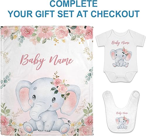 Vista 87 de Hyturtle Mantas de bebé personalizadas para niñas, mantas de bebé personalizadas para niñas, manta de bebé rosa floral, el mejor regalo para bebé