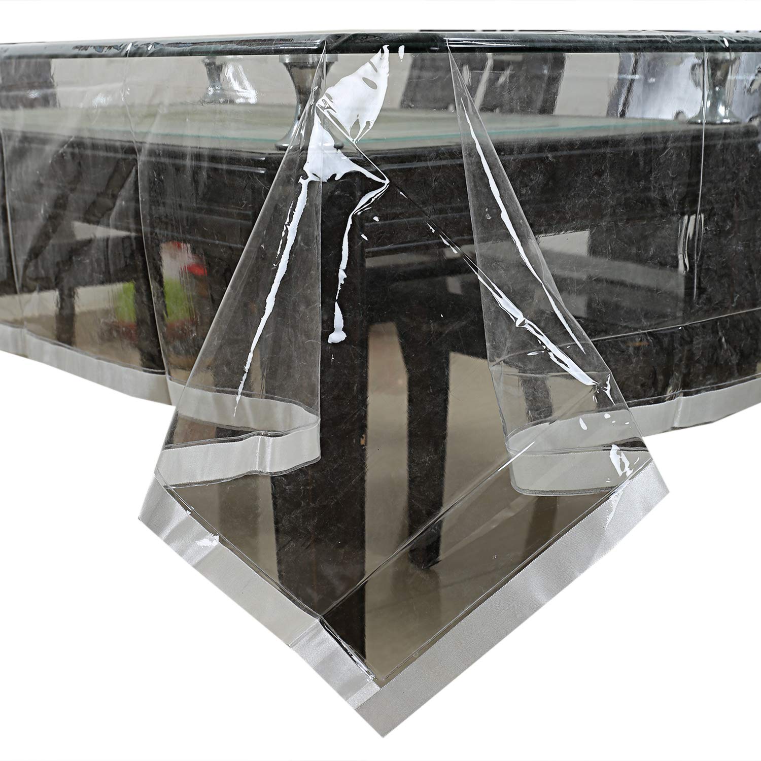 Buy Kuber Industries Laminated Patch Design PVC 6 Seater Dining Table