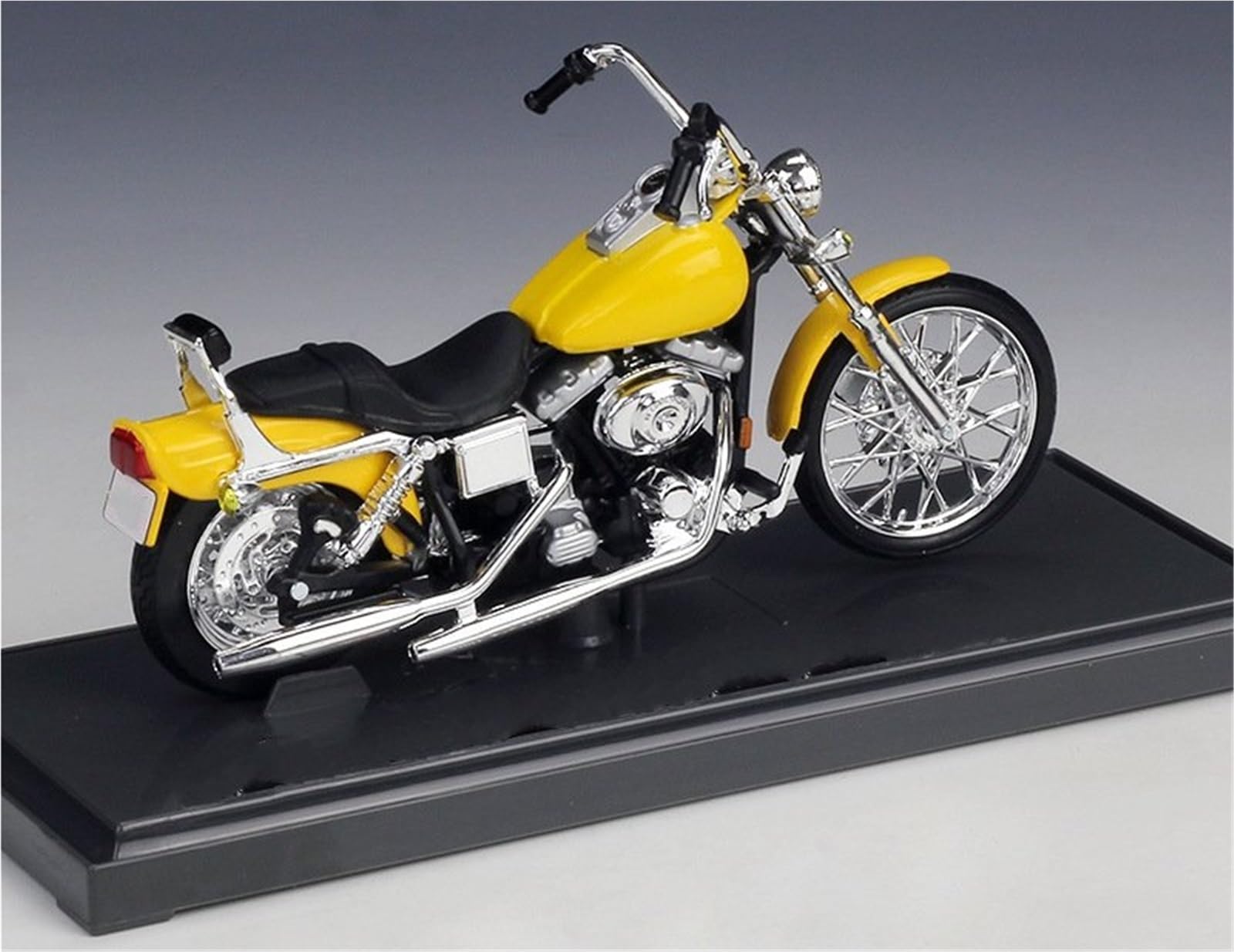 Per FXDWG Dyna Wide Glide 2001 Motocicletta In Metallo Pressofuso Modello Di Auto Giocattolo Collezione Mini Moto Regalo 1:18