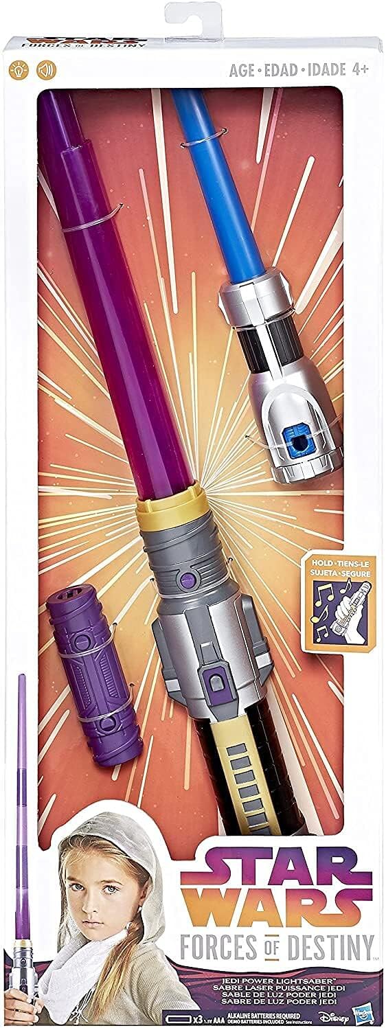 star wars forces of destiny jedi power lightsaber
