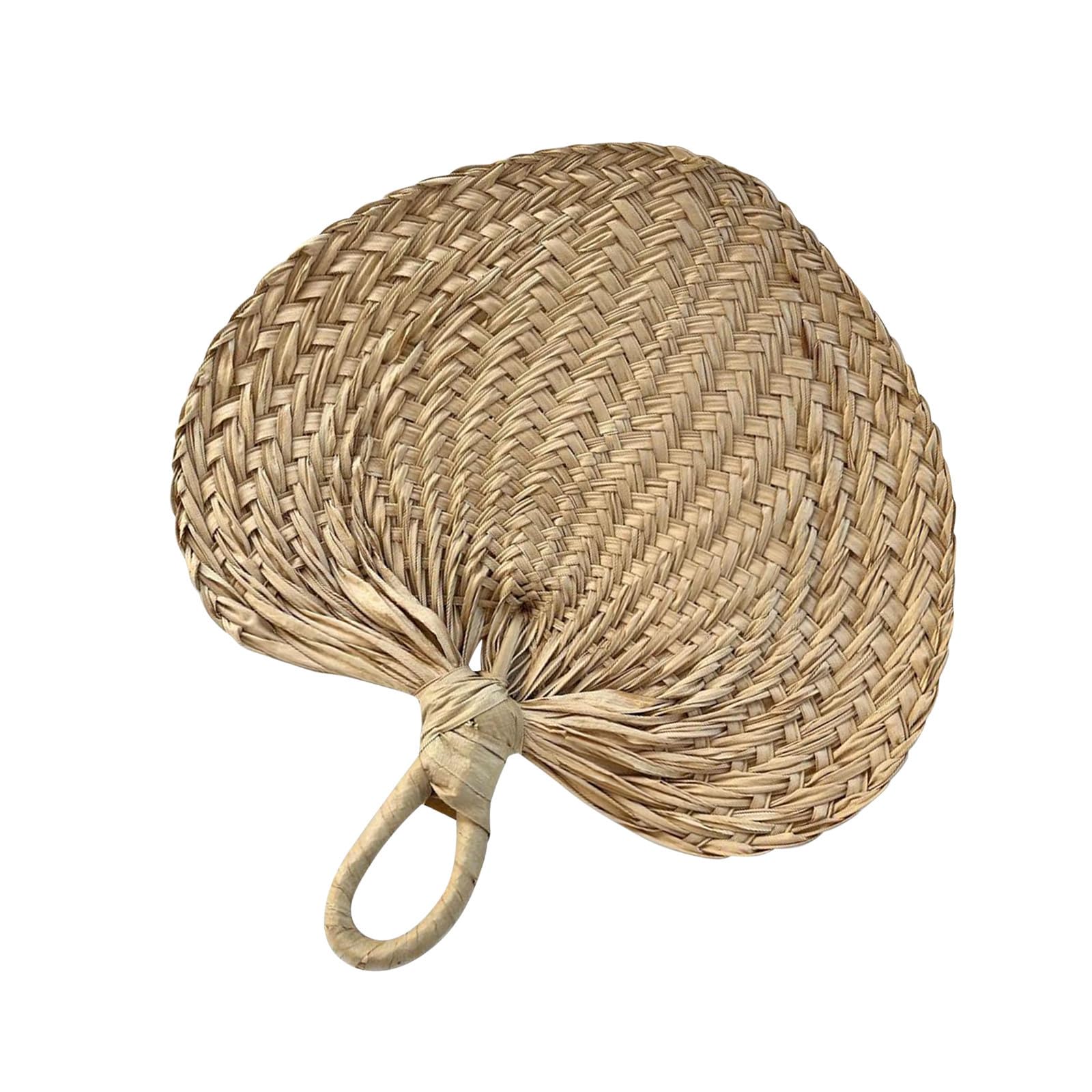Éventails en raphia naturel lot de 12 pour décoration mariage bohème et fraîcheur chic