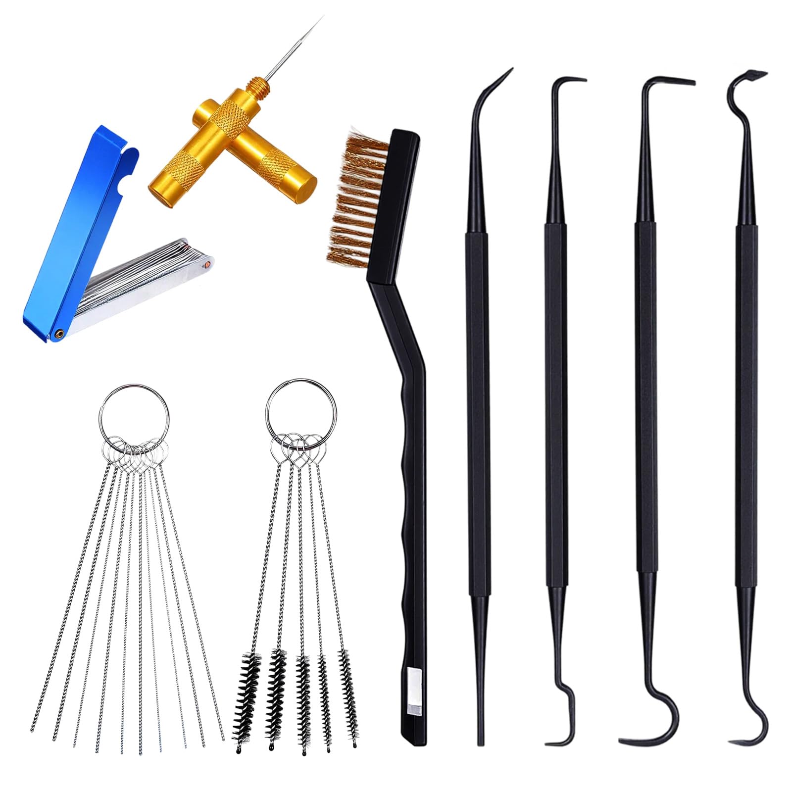 Tucnoeu Carburetor Cleaning Kit, 1 Single Head Brush, for Motorcycles, ATVs