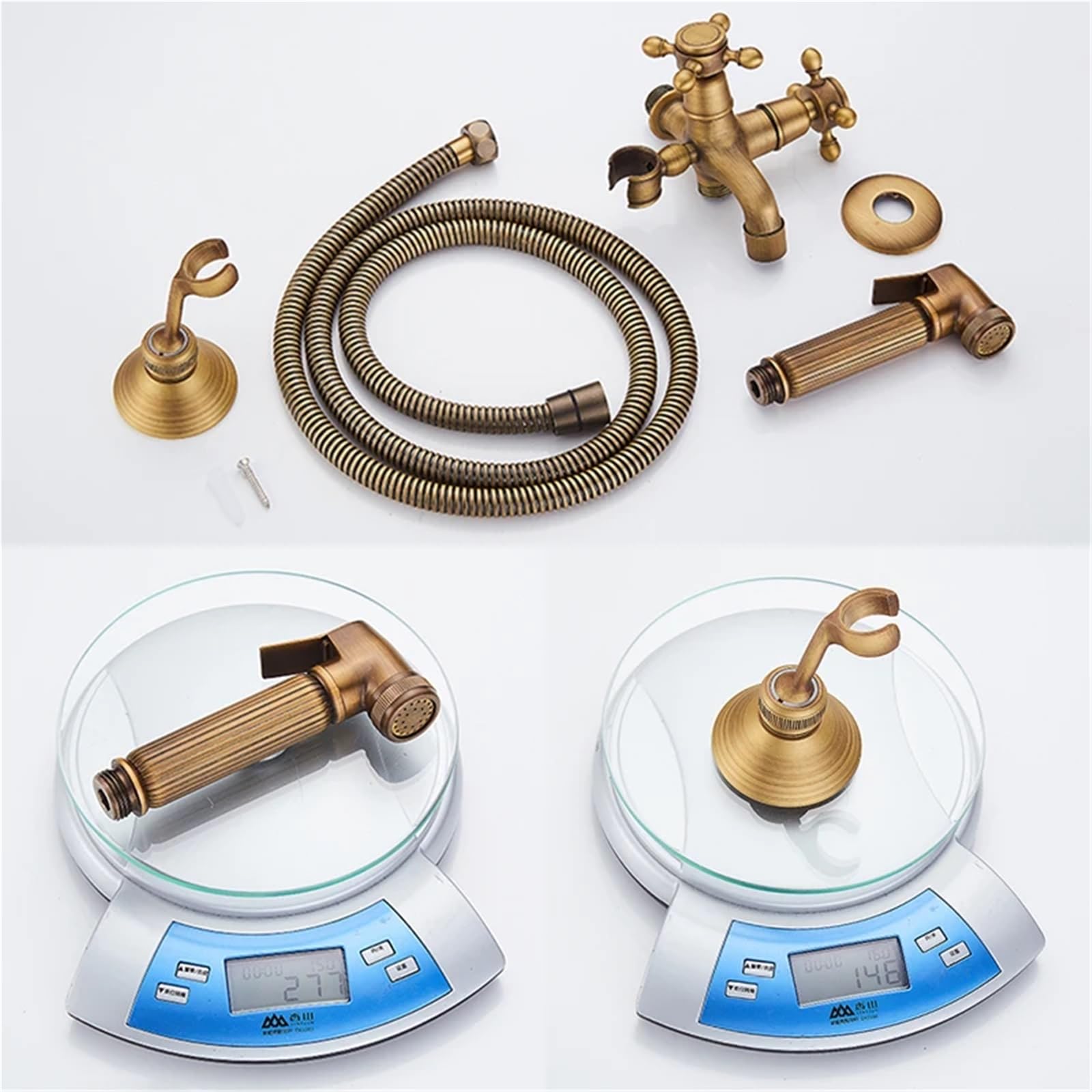 Doccetta per Bidet Spruzzatore for bidet con risciacquo in rame