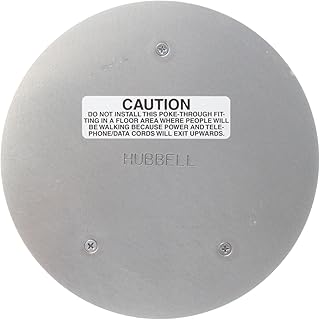 Hubbell System One S1R6PTFFBLK One Piece 6