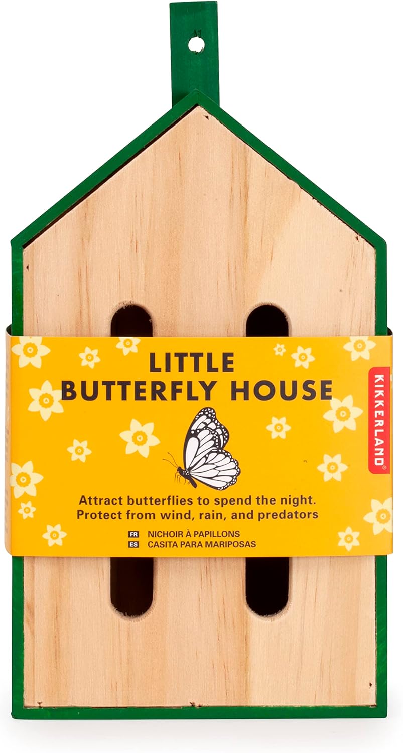 Kikkerland Butterfly House Garden Decor, 1 EA