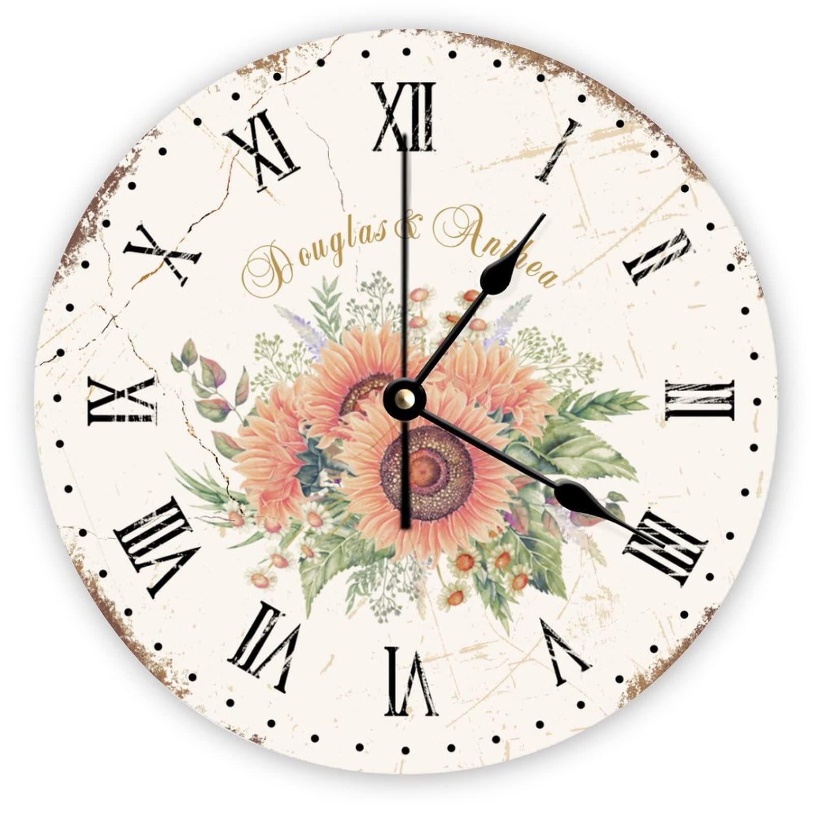 Horloge murale shabby chic pour insuffler la douceur de vivre dans votre maison