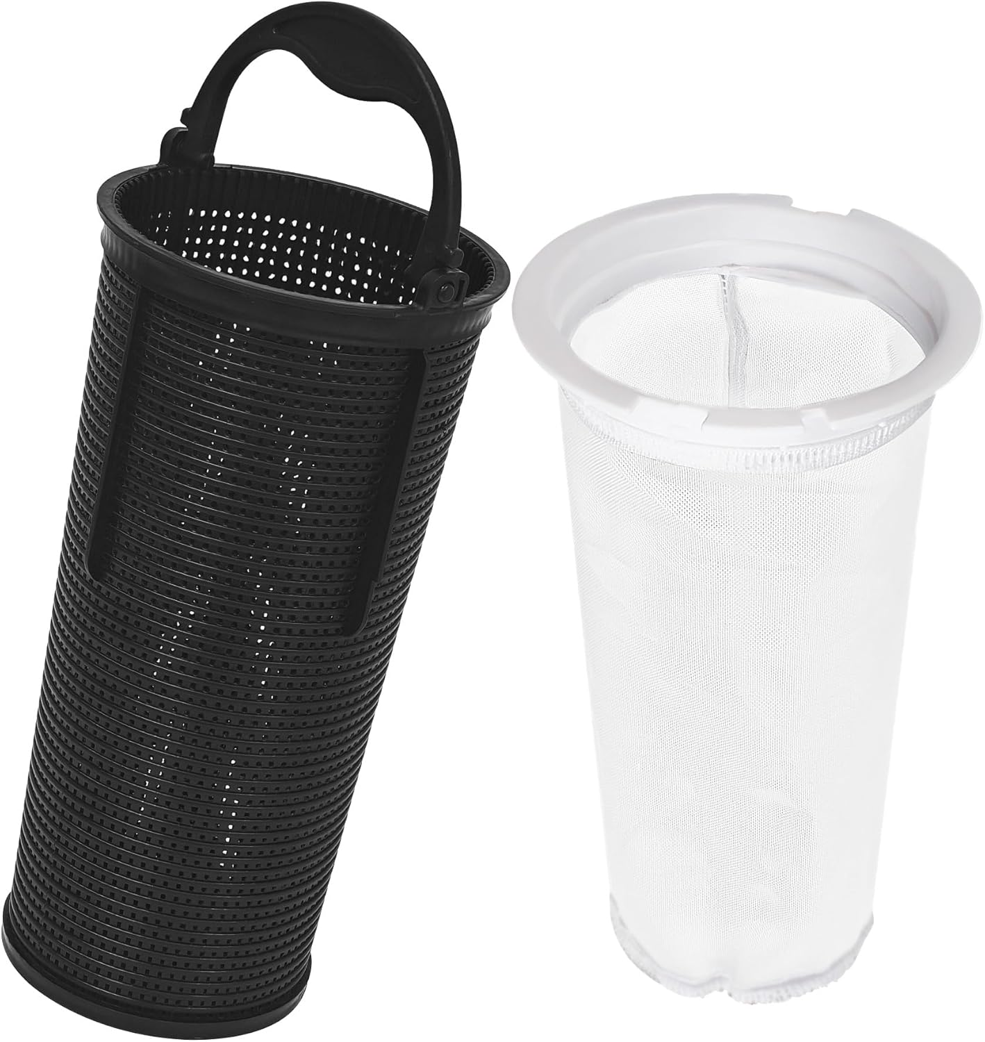 IWIWE 005-152-2207-00 Debris Canister Basket & 004152451700 600 Micron Fine Mesh Bag Combo, Replacement for Paramount DDC/EDC/Paraskim Leaf Canisters, Replaces 3227-525, 3227-535, 004-152-451-700