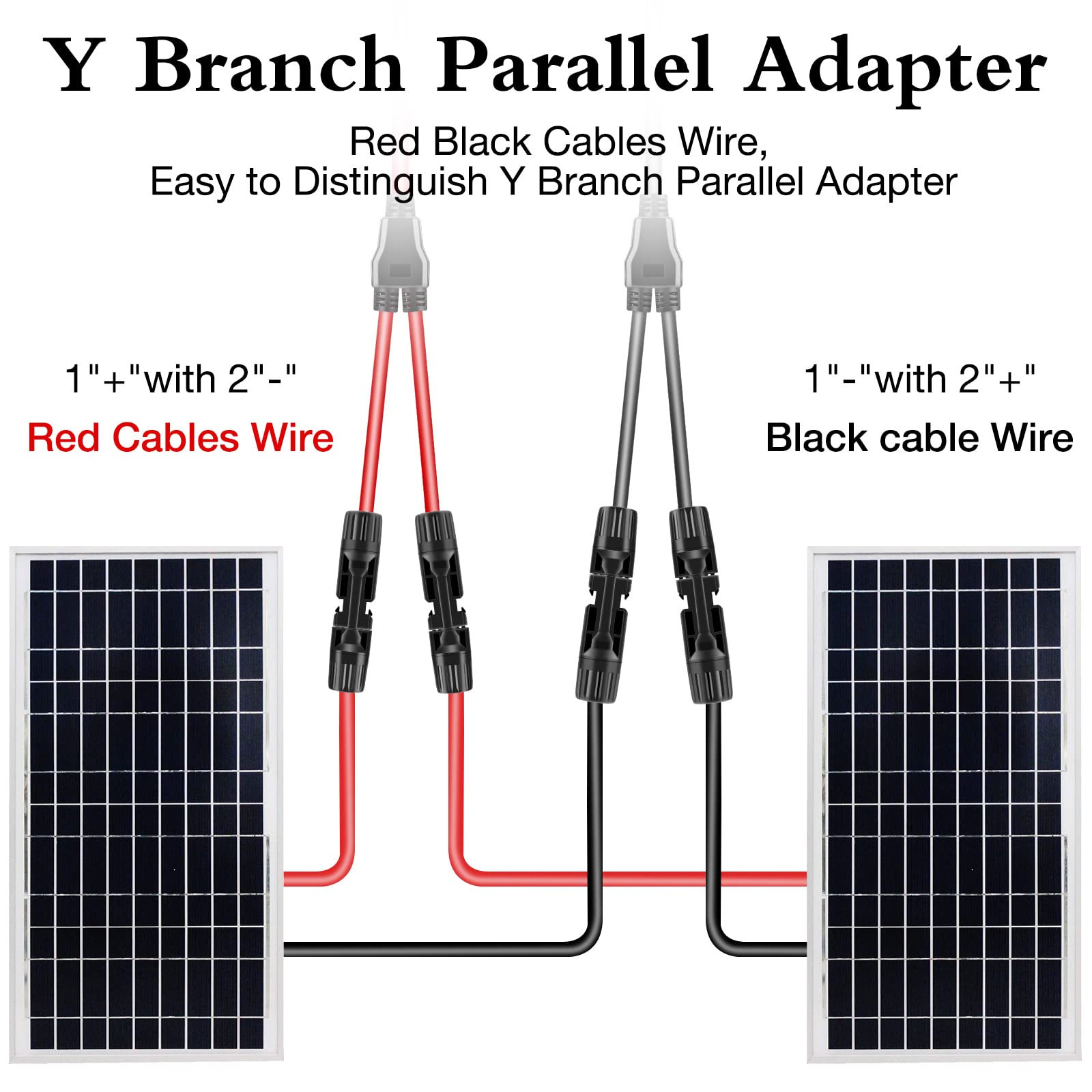 Connettori A Y Per Pannelli Solari DODUOS - 2 Coppie MMF/FFM Per Collegamenti Paralleli - Foto 4