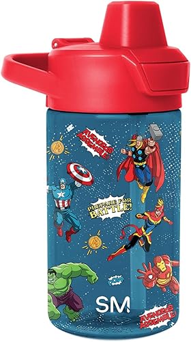 Miniatura 17 de Simple Modern Baby Shark Botella de Agua Summit de Plástico Tritan para Niños | Taza sin BPA de 12 oz con Tapa de Pajita a Prueba de Fugas con Baby