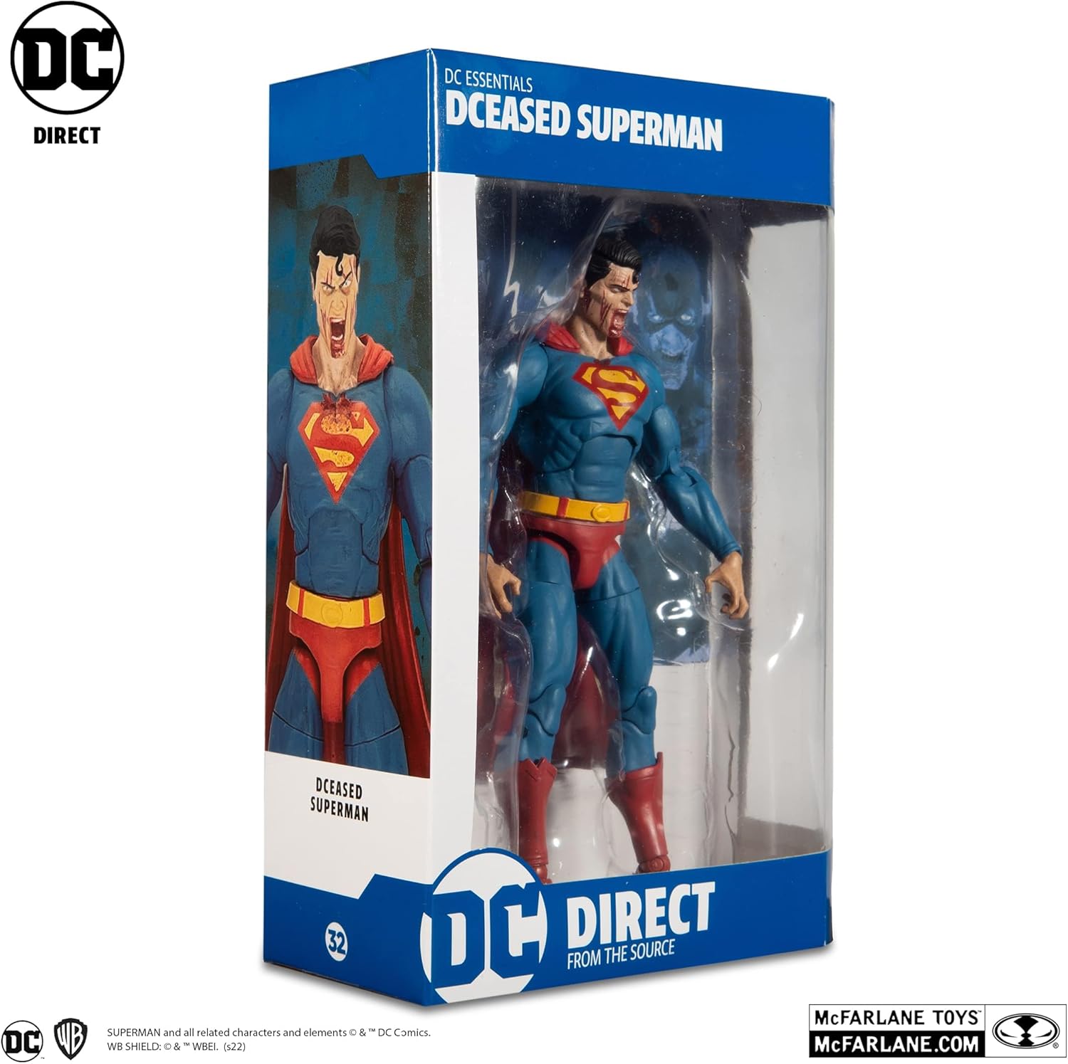 McFarlane Toys DC Direct - DC Essentials DCeased Superman 1:10 Scale Action Figure