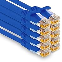 1aTTack.de - 10 cavi di rete Cat7 da 1,5 m, Cat.7 Ethernet