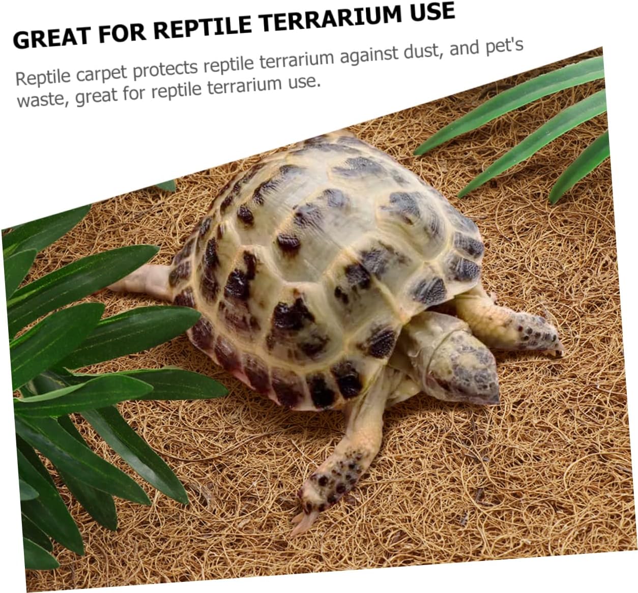 ORFOFE Reptile Tank Substrate Carpet Litter Mat Thermal Insulation for Lizards Snake
